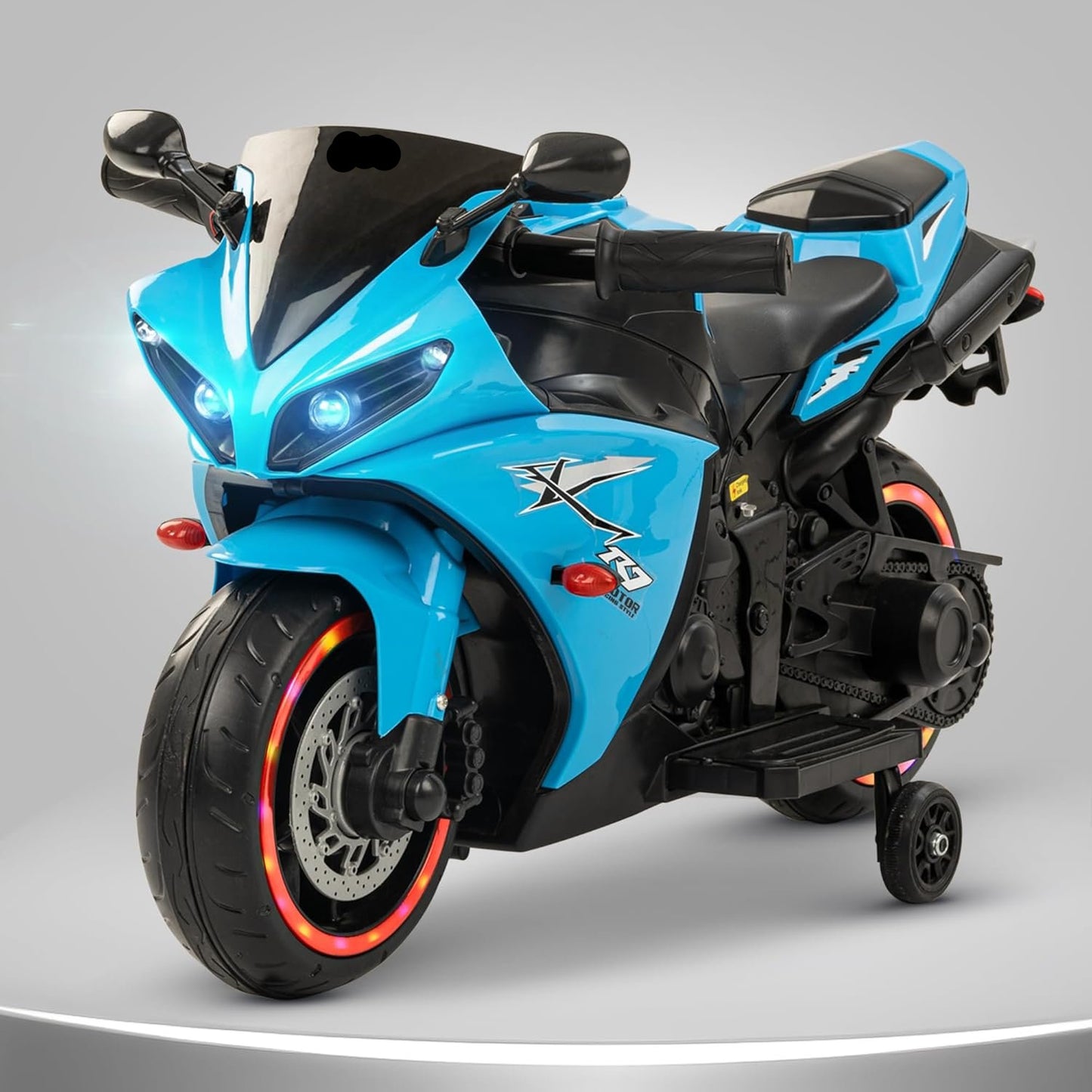 Blue Bike for Kids| 6V Battery | Sturdy Material | Max Load 35 KG (Copy) - Baby Rider