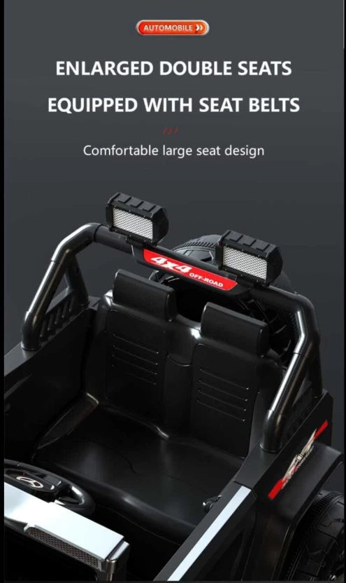 Kids Battery operated baby Mercedes 4x4 Big Size Jeep | 12V Battery | Sturdy Material | Max Load 50 KG - Baby Rider