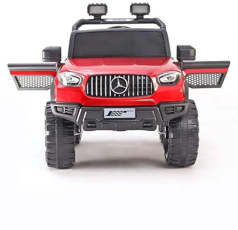 Battery operated Kids Mercedes 4x4 Big Size Red Jeep | 12V Battery | Sturdy Material | Max Load 50 KG - Baby Rider