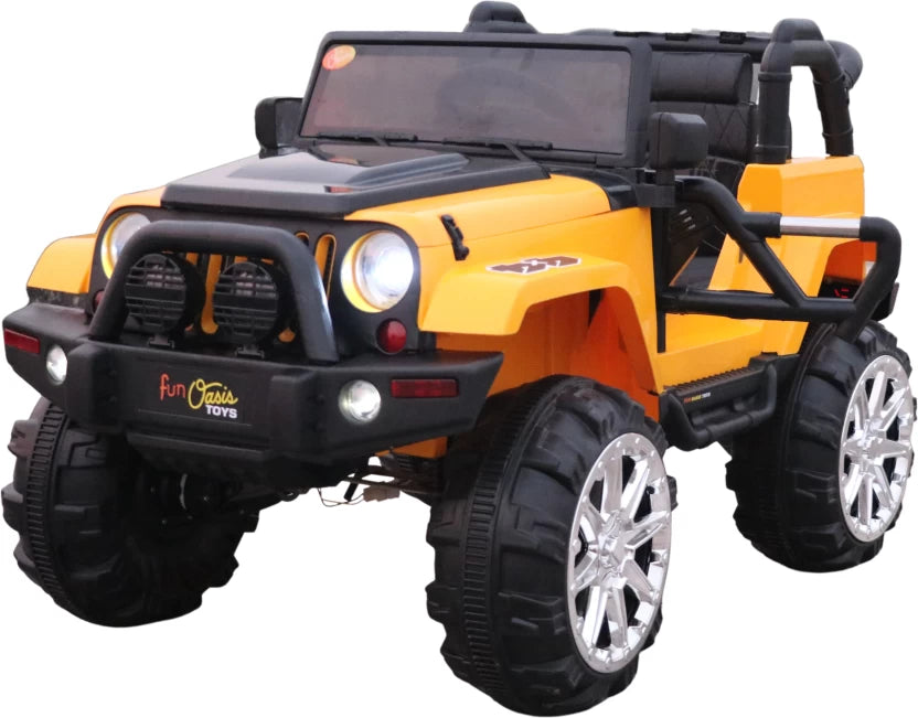 Kids Battery operated baby Dual Color Jeep 12V Battery Sturdy Material Max Load 50 KG