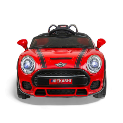 MEKASHI Bentley Car for Kids, Remote, 12V Battery, 3 Speed, LED Lights, Music, Bluetooth, 1 to 7 Years, Swing Function, Long Wheelbase, ISI Mark, Red - Baby Rider