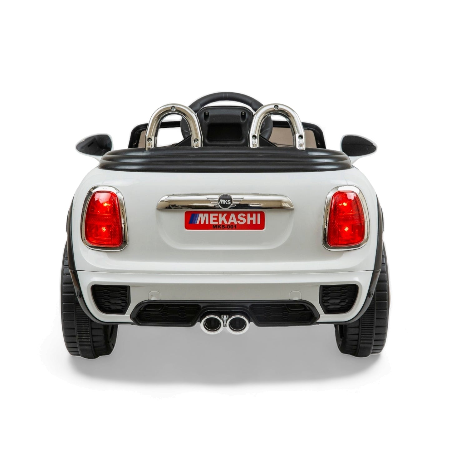 MEKASHI Bentley Car for Kids, Remote, 12V Battery, 3 Speed, LED Lights, Music, Bluetooth, 1 to 7 Years, Swing Function, Long Wheelbase, ISI Mark, White - Baby Rider